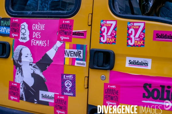 8 mars journée de mobilisation, lutte pour les droits des femmes à Marseille