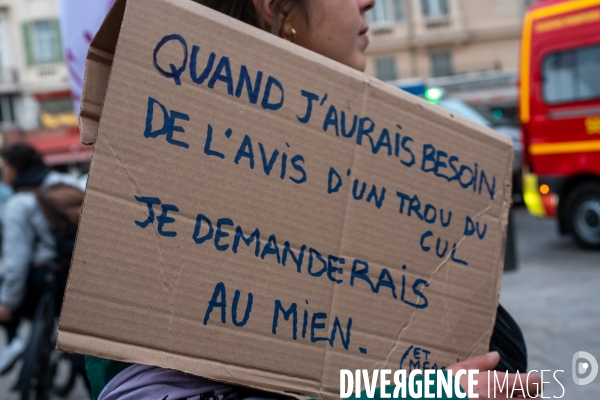 8 mars journée de mobilisation, lutte pour les droits des femmes à Marseille