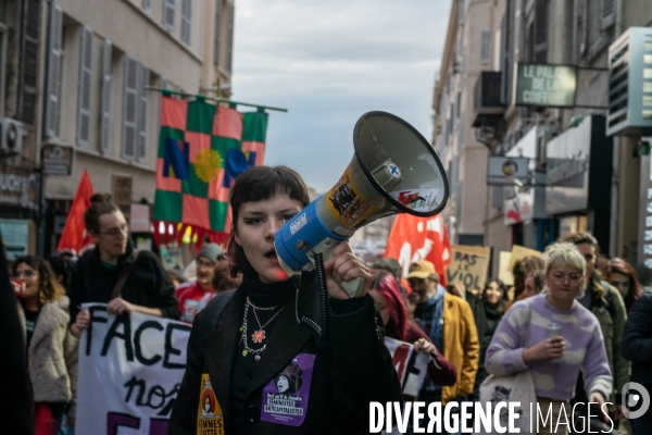 8 mars journée de mobilisation, lutte pour les droits des femmes à Marseille