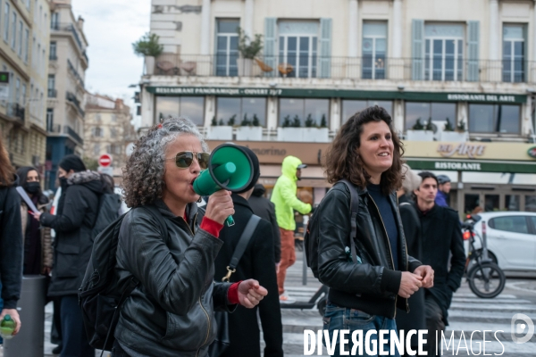 8 mars journée de mobilisation, lutte pour les droits des femmes à Marseille