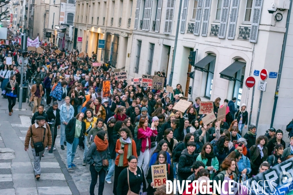 8 mars journée de mobilisation, lutte pour les droits des femmes à Marseille