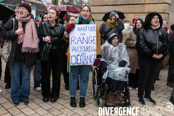 Greve feministe Dijon