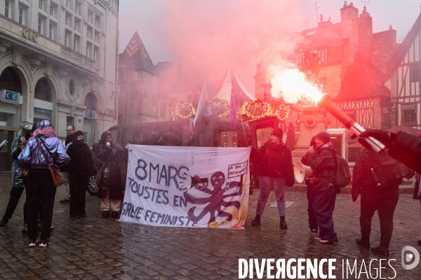 Greve feministe Dijon