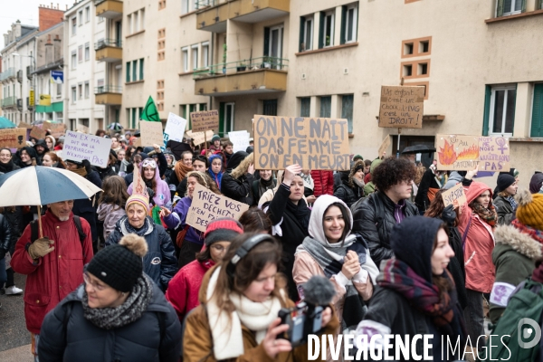 Greve feministe Dijon