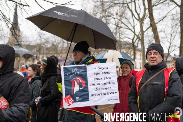 Greve feministe Dijon