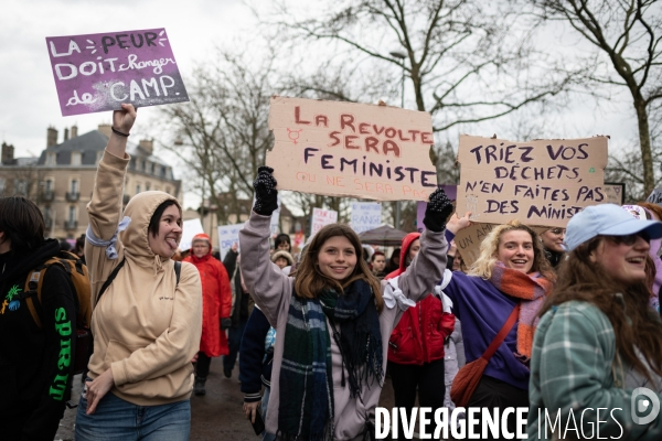 Greve feministe Dijon