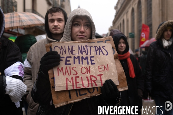 Greve feministe Dijon