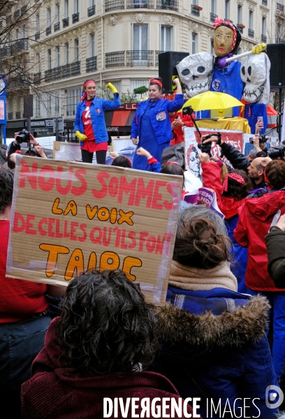 Journée internationale des droits des femmes et gréve féministe