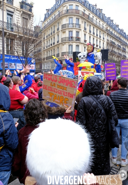 Journée internationale des droits des femmes et gréve féministe