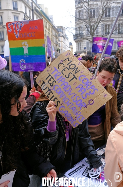 Journée internationale des droits des femmes et gréve féministe