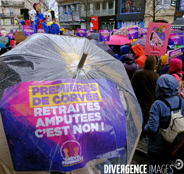 Journée internationale des droits des femmes et gréve féministe