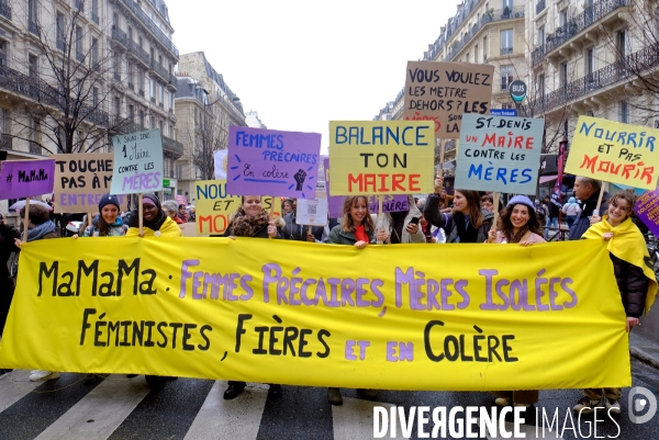 Journée internationale des droits des femmes et gréve féministe