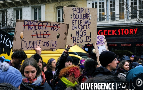 Journée internationale des droits des femmes et gréve féministe