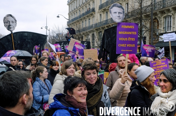 Journée internationale des droits des femmes et gréve féministe