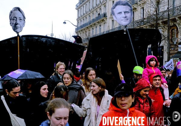 Journée internationale des droits des femmes et gréve féministe