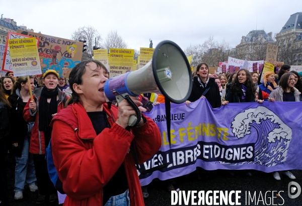 Journée internationale des droits des femmes et gréve féministe