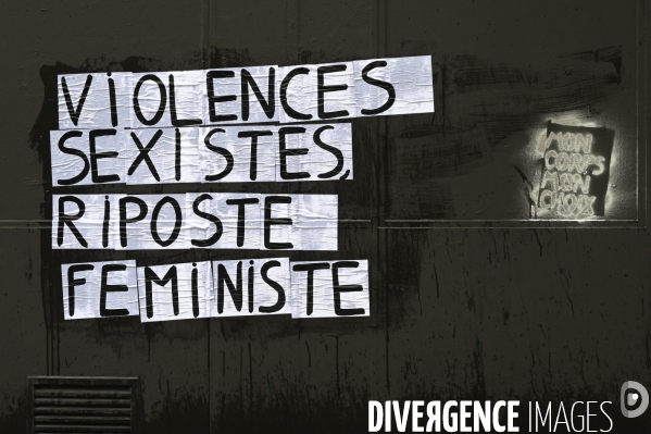 Manifestation pour La Journée internationale des droits des femmes, le 8 Mars 2023. International women sday in Paris.