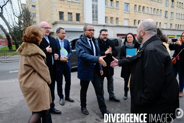 Déplacement de Pap Ndiaye au Collège Georges Méliès