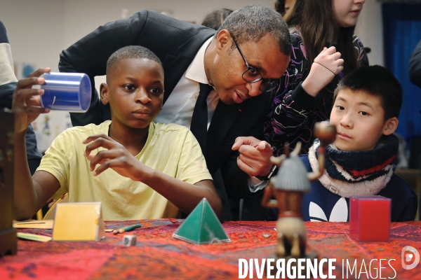 Déplacement de Pap Ndiaye au Collège Georges Méliès