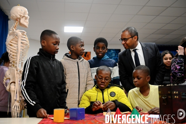 Déplacement de Pap Ndiaye au Collège Georges Méliès