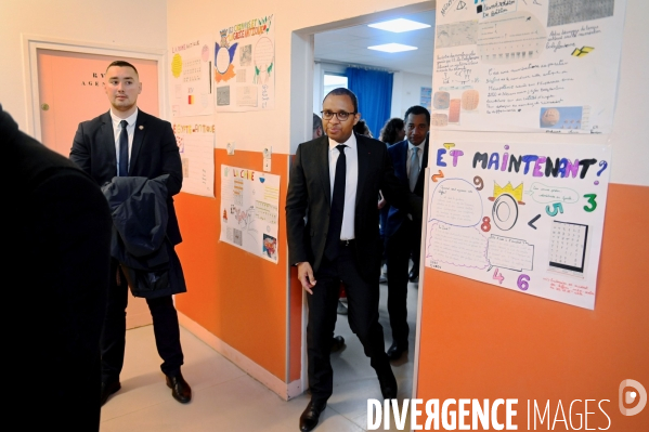 Déplacement de Pap Ndiaye au Collège Georges Méliès