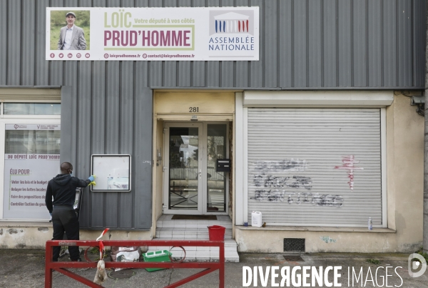 La permanence du député Loïc Prud homme ciblée par un groupuscule d extrême droite A.D.I