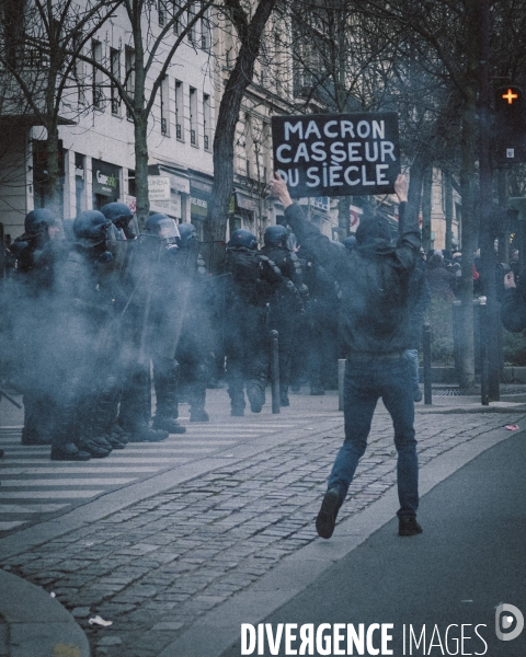 Manifestation contre la réforme des retraites