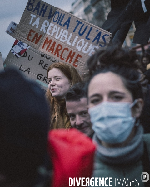 Manifestation contre la réforme des retraites