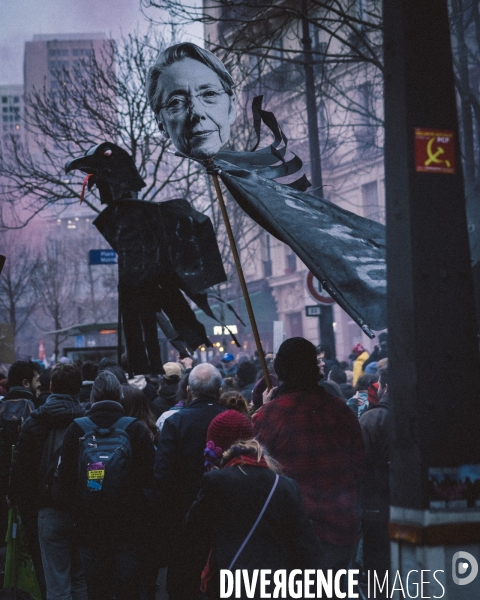 Manifestation contre la réforme des retraites