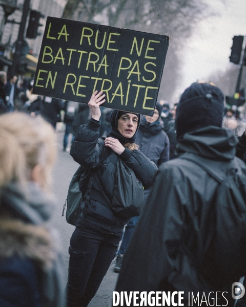 Manifestation contre la réforme des retraites