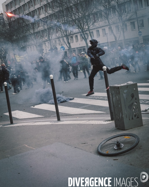 Manifestation contre la réforme des retraites