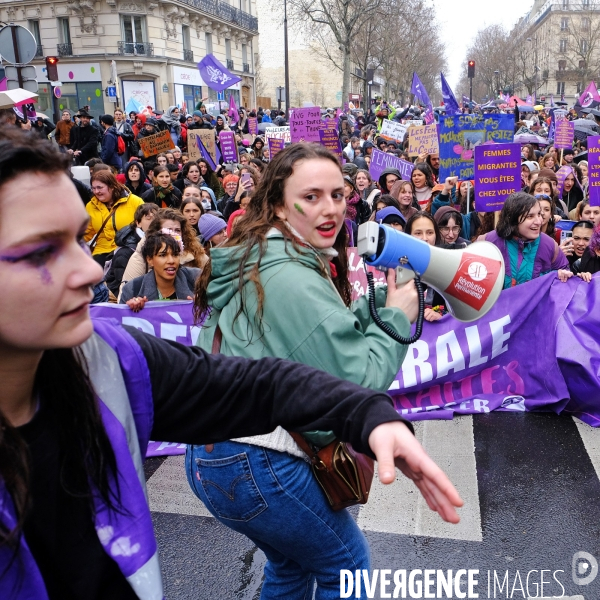 Journée internationale des droits des femmes et gréve féministe