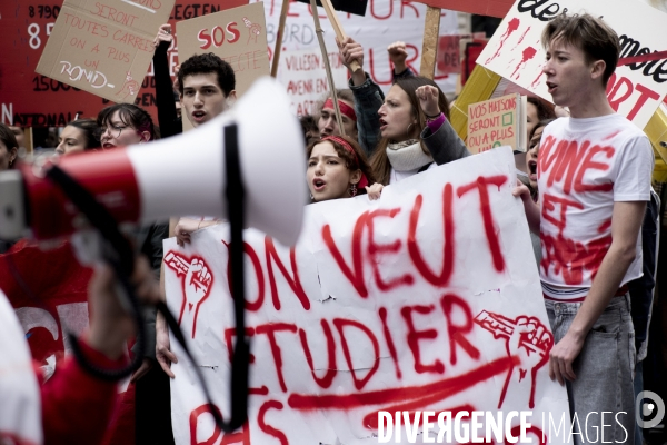 Mobilisation des étudiants contre la réforme des retraites
