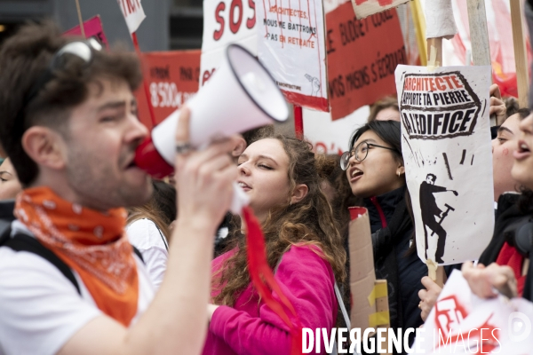 Mobilisation des étudiants contre la réforme des retraites