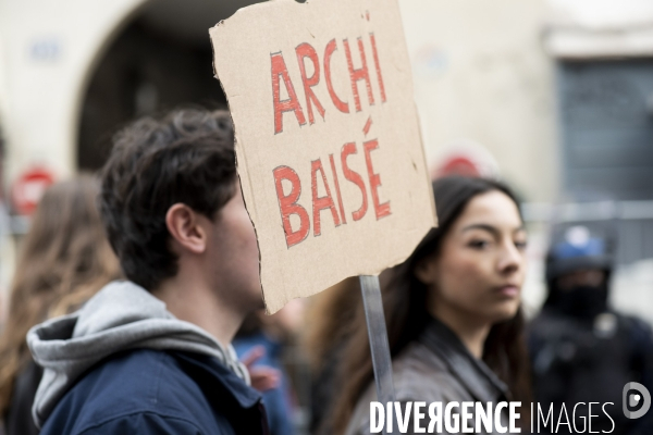 Mobilisation des étudiants contre la réforme des retraites