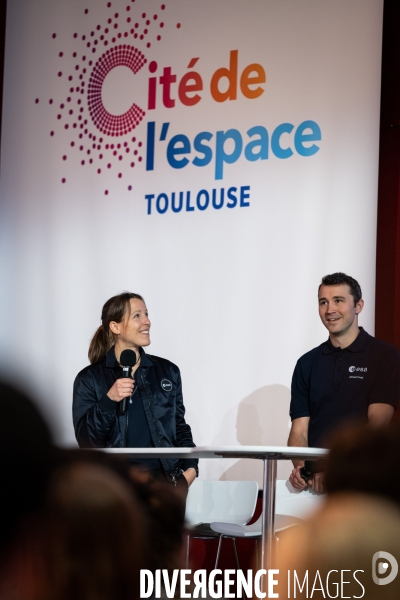 Toulouse : sophie adenot et arnaud prost astronautes
