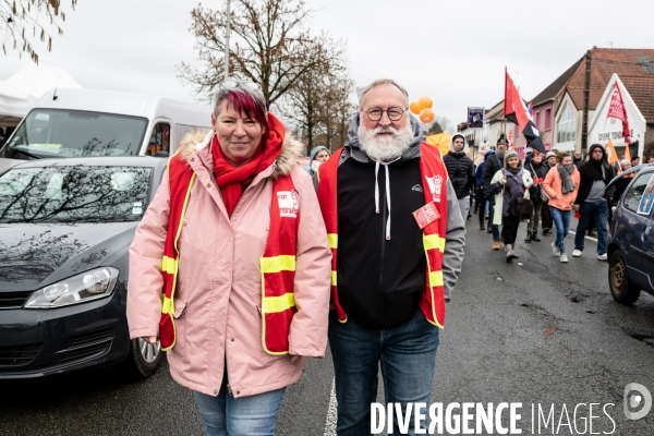 Manifestation retraite Montceau-Les-Mines