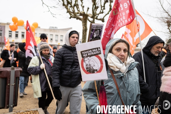 Manifestation retraite Montceau-Les-Mines
