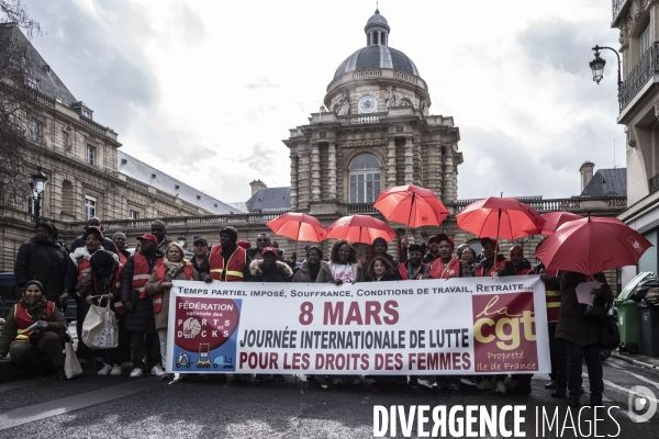 Manifestation à l appel des organisations féministes