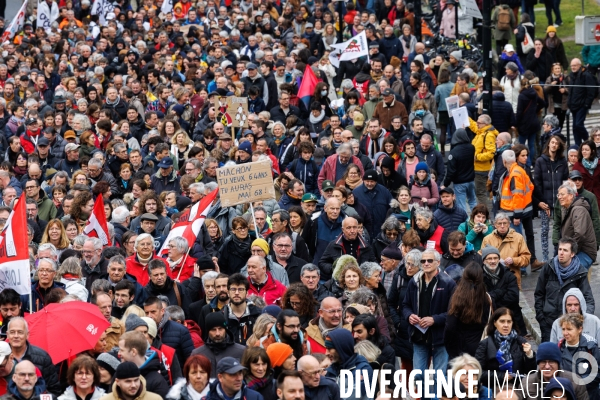 Septième journée de mobilisation contre la réforme des retraites à Nantes