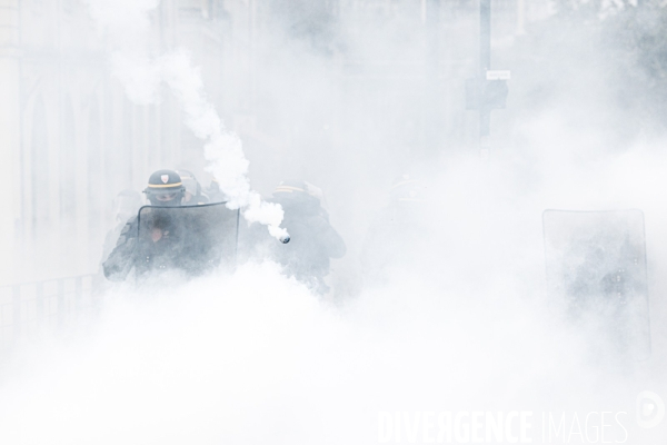 Septième journée de mobilisation contre la réforme des retraites à Nantes