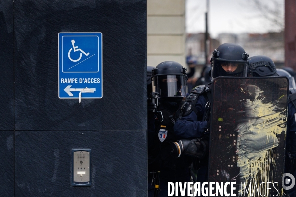 Septième journée de mobilisation contre la réforme des retraites à Nantes