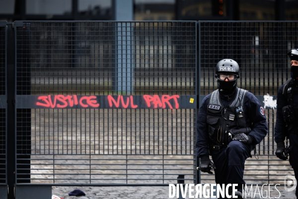 Septième journée de mobilisation contre la réforme des retraites à Nantes