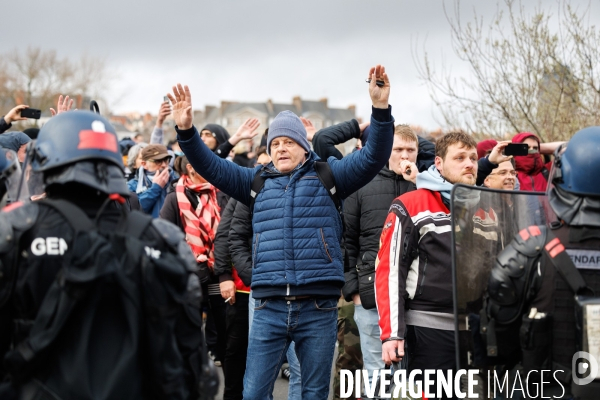 Septième journée de mobilisation contre la réforme des retraites à Nantes