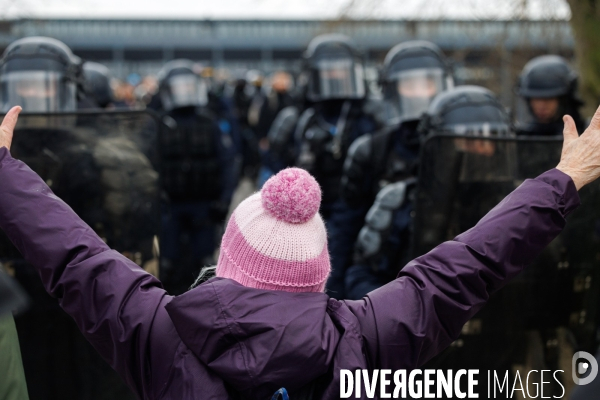 Septième journée de mobilisation contre la réforme des retraites à Nantes