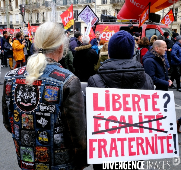 7 éme journée de mobilisation contre la réforme des retraites à l appel de l  intersyndicale