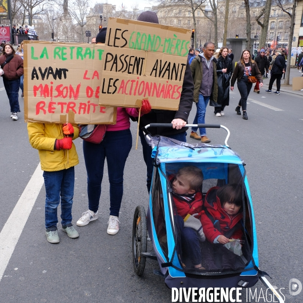 7 éme journée de mobilisation contre la réforme des retraites à l appel de l  intersyndicale