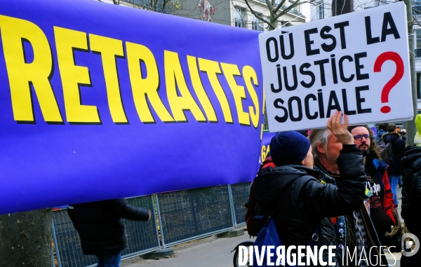 7 éme journée de mobilisation contre la réforme des retraites à l appel de l  intersyndicale
