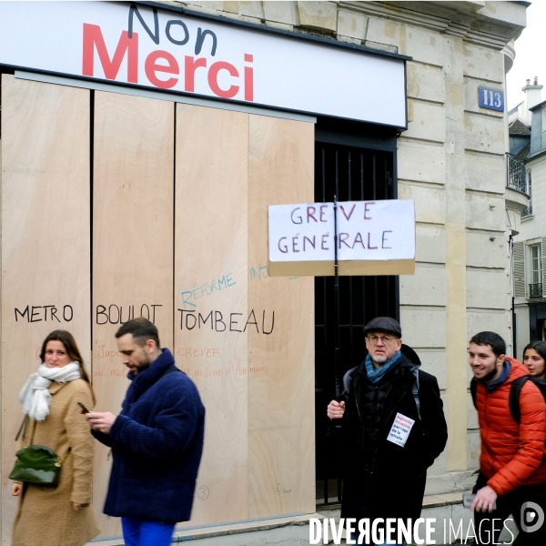 7 éme journée de mobilisation contre la réforme des retraites à l appel de l  intersyndicale