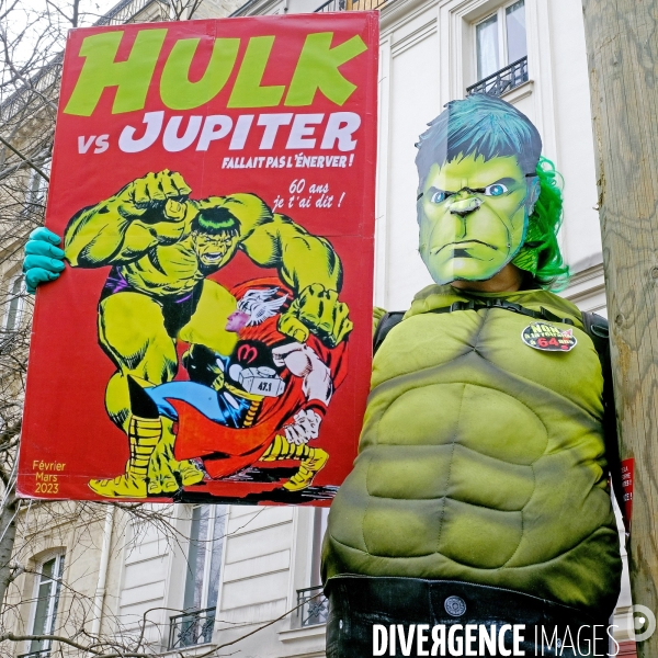 7 éme journée de mobilisation contre la réforme des retraites à l appel de l  intersyndicale